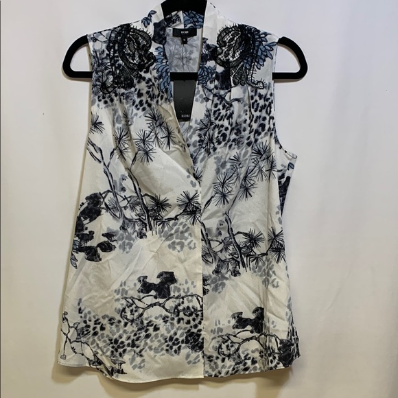 Kobi Tops - Kobi Sleeveless Blouse with Lace